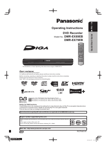 Manual Panasonic DMR-EX89EB DVD Player