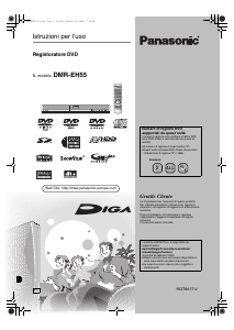 Manuale Panasonic DMR-EH55 Lettore DVD