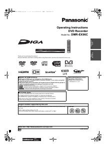 Manual Panasonic DMR-EX96CEG DVD Player