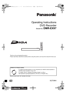 Handleiding Panasonic DMR-EX97EB DVD speler