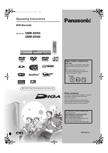 Manual Panasonic DMR-EH56 DVD Player