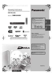 Manual Panasonic DMR-EH595 DVD Player