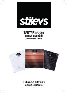 Kullanım kılavuzu Stilevs BA-965 Tartar Banyo tartısı