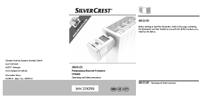 Manual SilverCrest HT2000 Thermostat