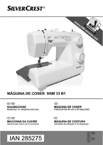 Manuale SilverCrest IAN 285275 Macchina per cucire