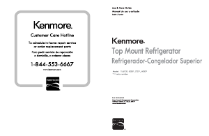 Handleiding Kenmore 111.69332 Koel-vries combinatie