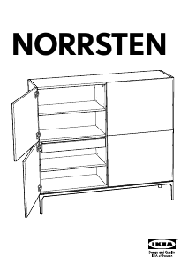 Käyttöohje IKEA NORRSTEN Kaappi