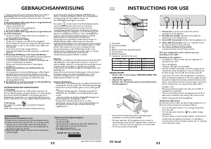 Manuale Bauknecht GTA 135 Congelatore