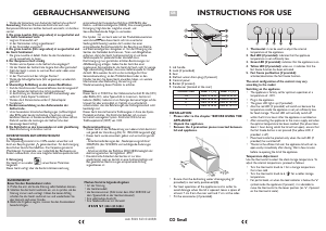 Handleiding Bauknecht GTA 2112 Vriezer