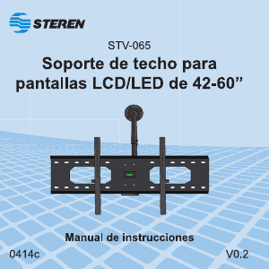 Manual de uso Steren STV-065 Soporte de pared