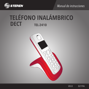 Manual de uso Steren TEL-2410 Teléfono inalámbrico