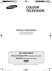 Manual Samsung CW-29Z418T Television