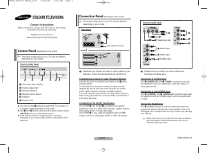 Manual Samsung WS-28M164N Television