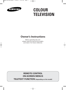 Handleiding Samsung CW21A083N Televisie