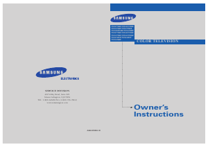 Manual Samsung TXN3098WHF Television