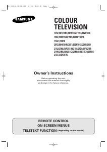 Manual Samsung CS-15K5ML Television