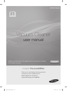 Manual Samsung SS7555 Vacuum Cleaner