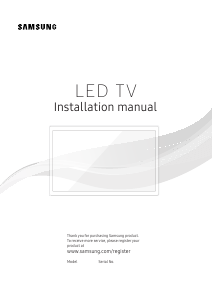 Manual Samsung HG40EE89UAC LED Television