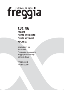 Руководство Freggia PP96GEE50CH Кухонная плита