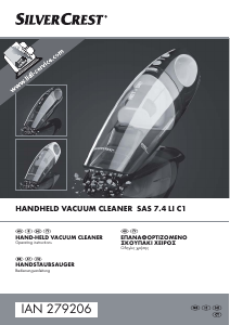 Manual SilverCrest SAS 7.4 LI C1 Handheld Vacuum