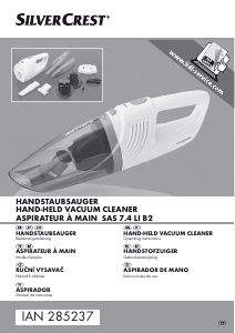 Manual de uso SilverCrest SAS 7.4 LI B2 Aspirador de mano