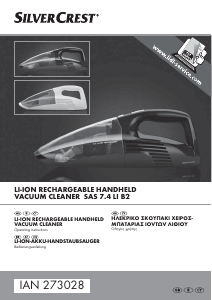 Manual SilverCrest IAN 273028 Handheld Vacuum