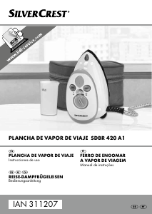 Manual de uso SilverCrest SDBR 420 A1 Plancha