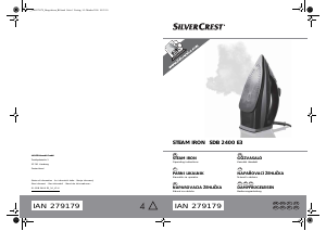 Handleiding SilverCrest SDB 2400 E3 Strijkijzer