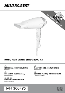 Instrukcja SilverCrest SHTD 2200D A1 Suszarka do włosów