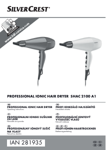 Manual SilverCrest SHAC 2100 A1 Hair Dryer