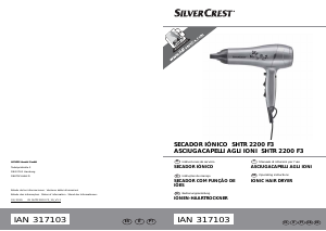 Manual de uso SilverCrest SHTR 2200 F3 Secador de pelo