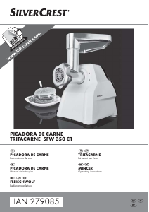 Manual SilverCrest IAN 279085 Picadora de carne