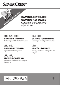 Manual SilverCrest SGT 11 A1 Keyboard