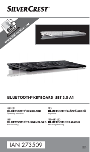 Manual SilverCrest IAN 273509 Keyboard