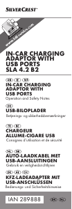 Mode d’emploi SilverCrest SLA 4.2 B2 Chargeur de voiture