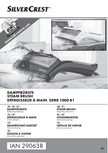 Manual SilverCrest IAN 290638 Vaporizador de vestuário