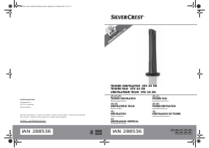 Handleiding SilverCrest IAN 288536 Ventilator