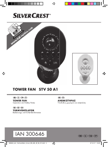 Bedienungsanleitung SilverCrest STV 50 A1 Ventilator