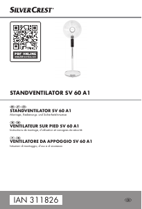 Bedienungsanleitung SilverCrest SV 60 A1 Ventilator