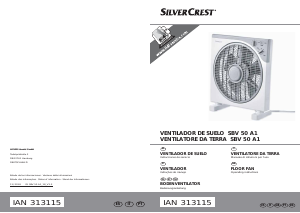 Manual SilverCrest SBV 50 A1 Ventilador