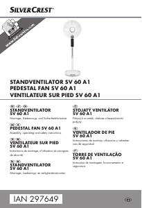 Manuale SilverCrest IAN 297649 Ventilatore