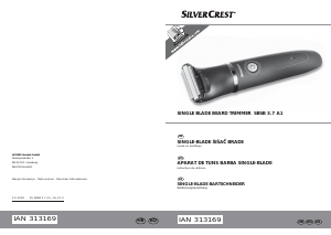 Priručnik SilverCrest SBSB 3.7 A1 Trimer za bradu