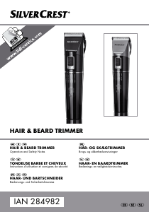 Manual SilverCrest IAN 284982 Beard Trimmer