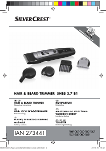 Manual SilverCrest IAN 273441 Beard Trimmer