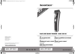 Manuál SilverCrest IAN 291831 Zastřihovač vousů