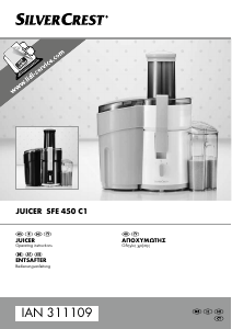 Manual SilverCrest IAN 311109 Juicer