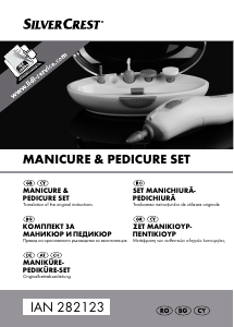 Manual SilverCrest IAN 282123 Set manichiura pedichiura