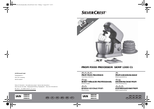 Manual SilverCrest IAN 288190 Stand Mixer