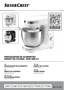 Manual de uso SilverCrest IAN 316618 Batidora de pie