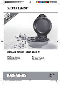 Manual SilverCrest SCCM 1200 A1 Cupcake Maker